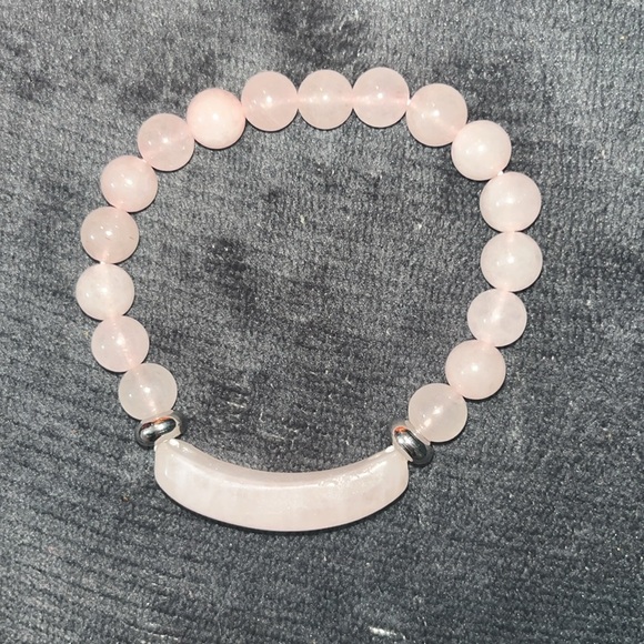 *BRAND NEW/ NEVER USED* Link Pheromone Rose Quartz Bracelet - Picture 4 of 4